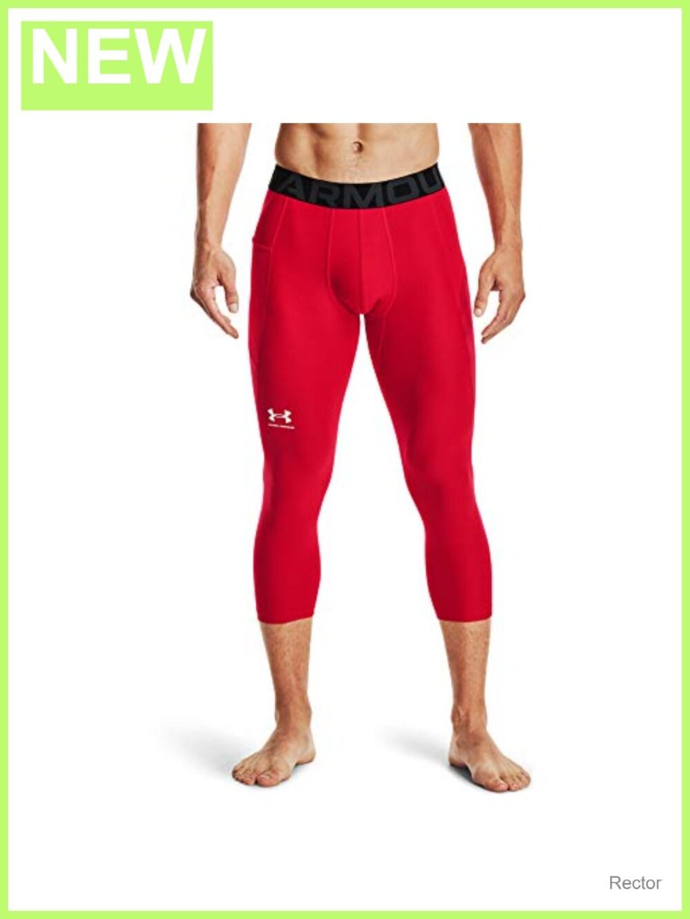 Men's Compression 3/4 Leggings, HeatGear, Athletic Training Tights